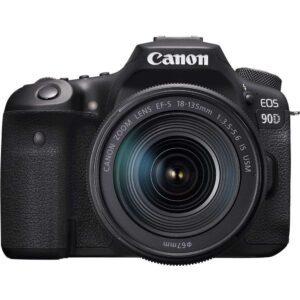 Canon EOS 90D with EF-S 18-135mm f 3.5-5.6 IS USM Black