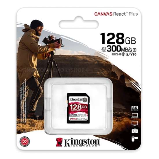 Kingston Canvas React Plus 128GB SDXC Memory Card1