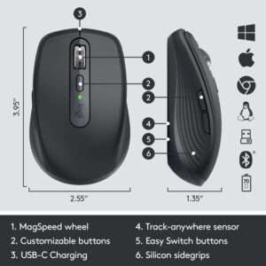 Logitech MX Anywhere 3 Compact Performance Mouse